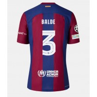 Stroje piłkarskie Barcelona Alejandro Balde #3 Koszulka Podstawowej 2023-24 Krótki Rękaw